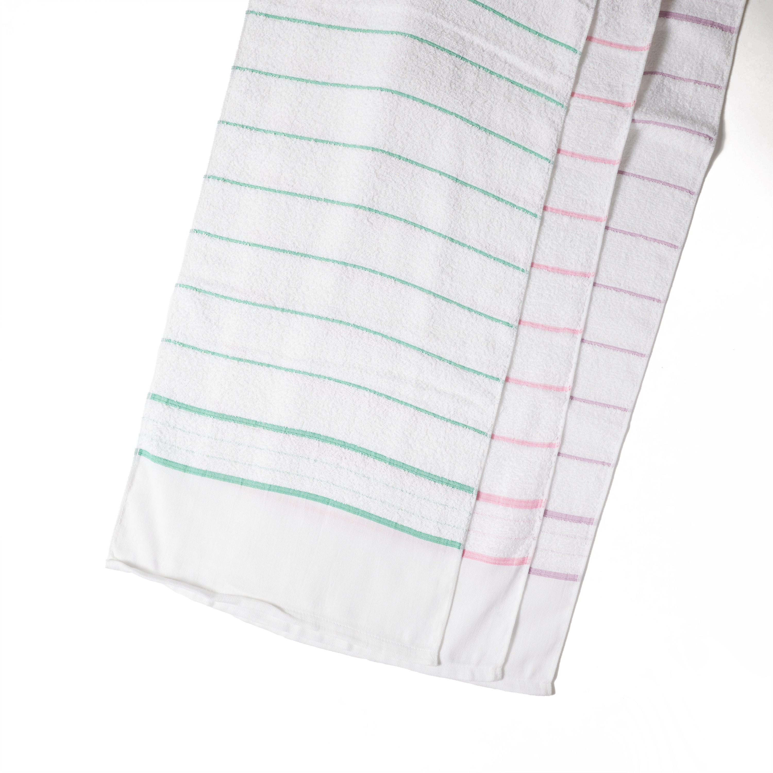 ファッションライン柄国産タオル 3色セット 200匁