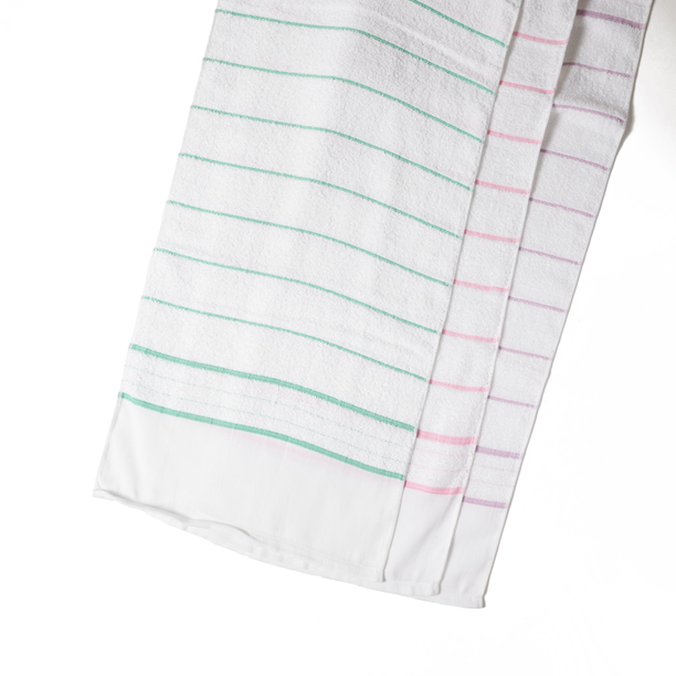 ファッションライン柄国産タオル 3色セット 200匁画像