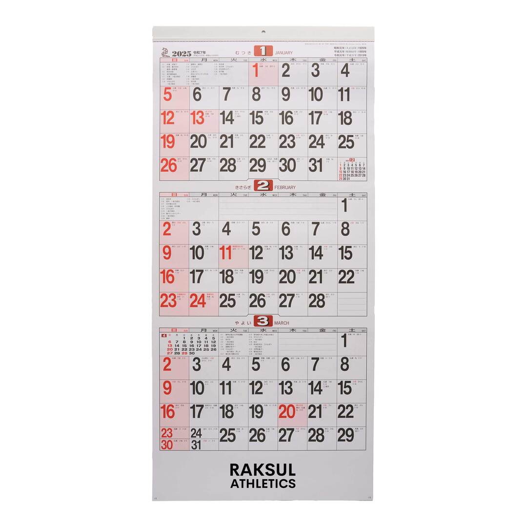 スケジュールカレンダー 壁掛け NA-118