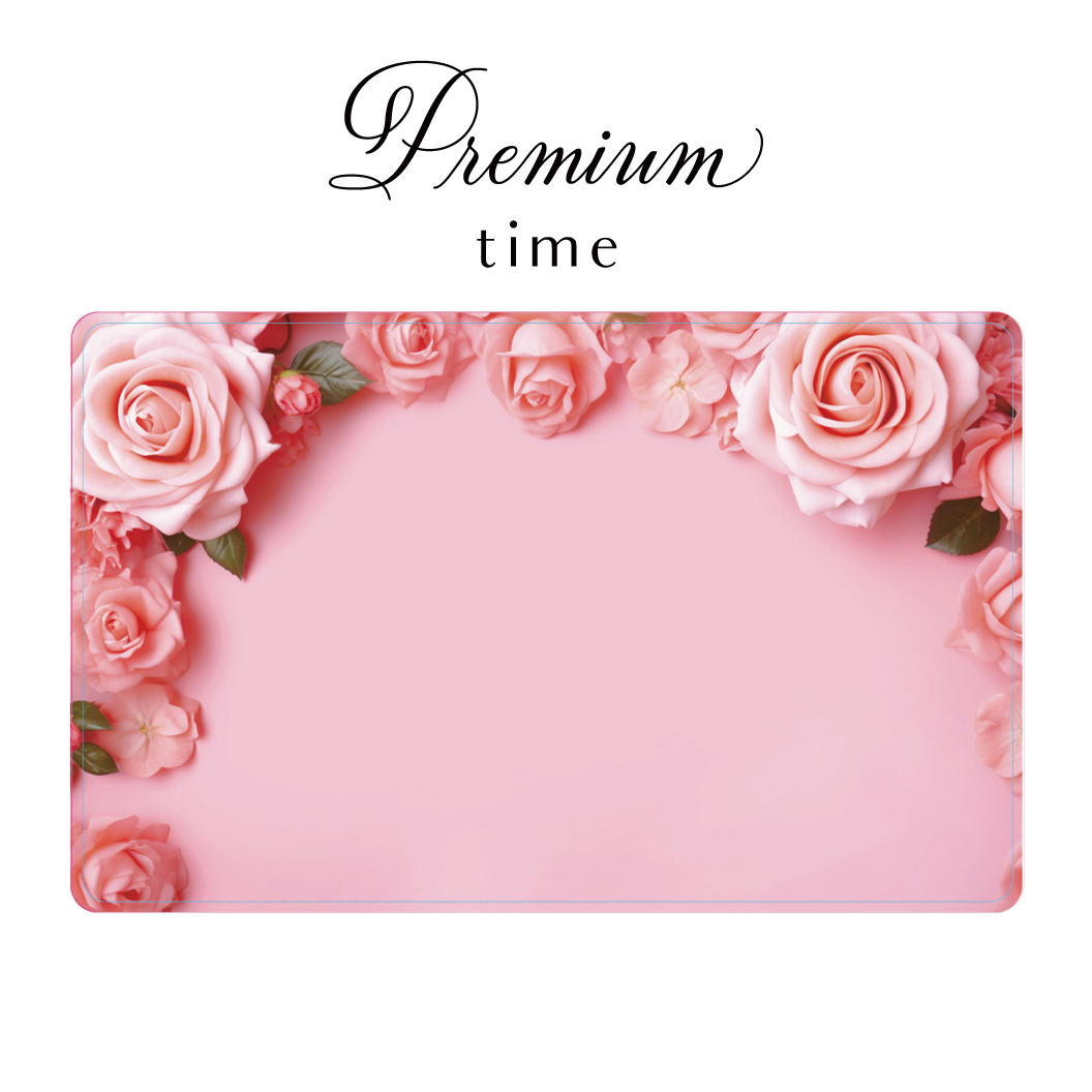 【花柄】PREMIUM TIME カタログギフトカード_rose