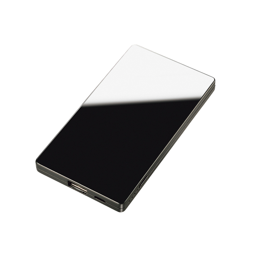 モバイルチャージャー 3000mAh 1ポート 鏡面ボディ