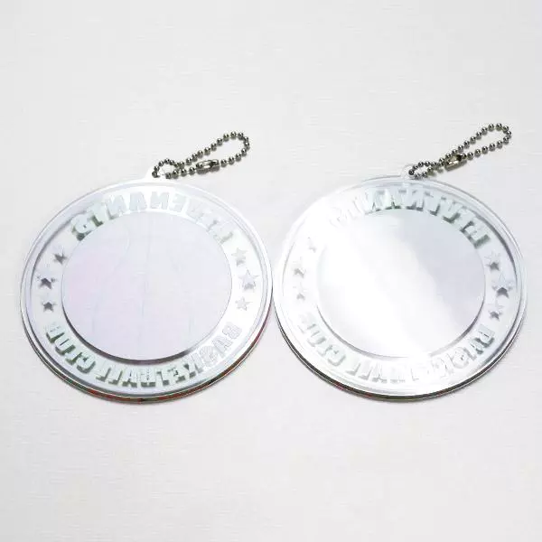 楕円形アクリルキーホルダー 3mm厚｜ノベルティ・オリジナルグッズ