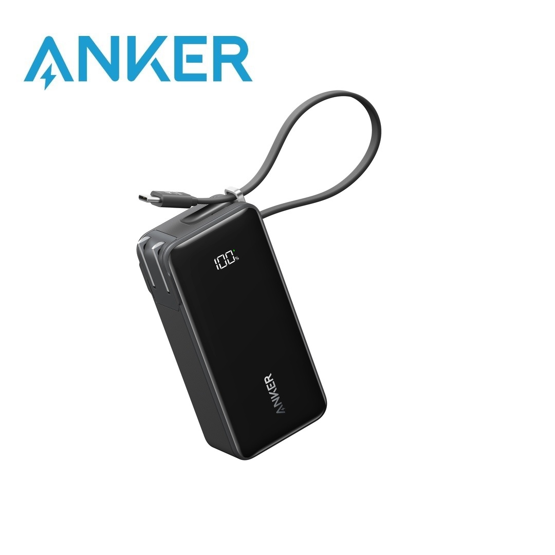 【100個から割引】Anker Power Bank (10000mAh  Fusion  Built-In USB-C ケーブル)