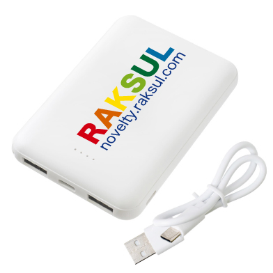 ポケットバッテリー 5000mAh 2ポート 手のひらサイズ V010604画像