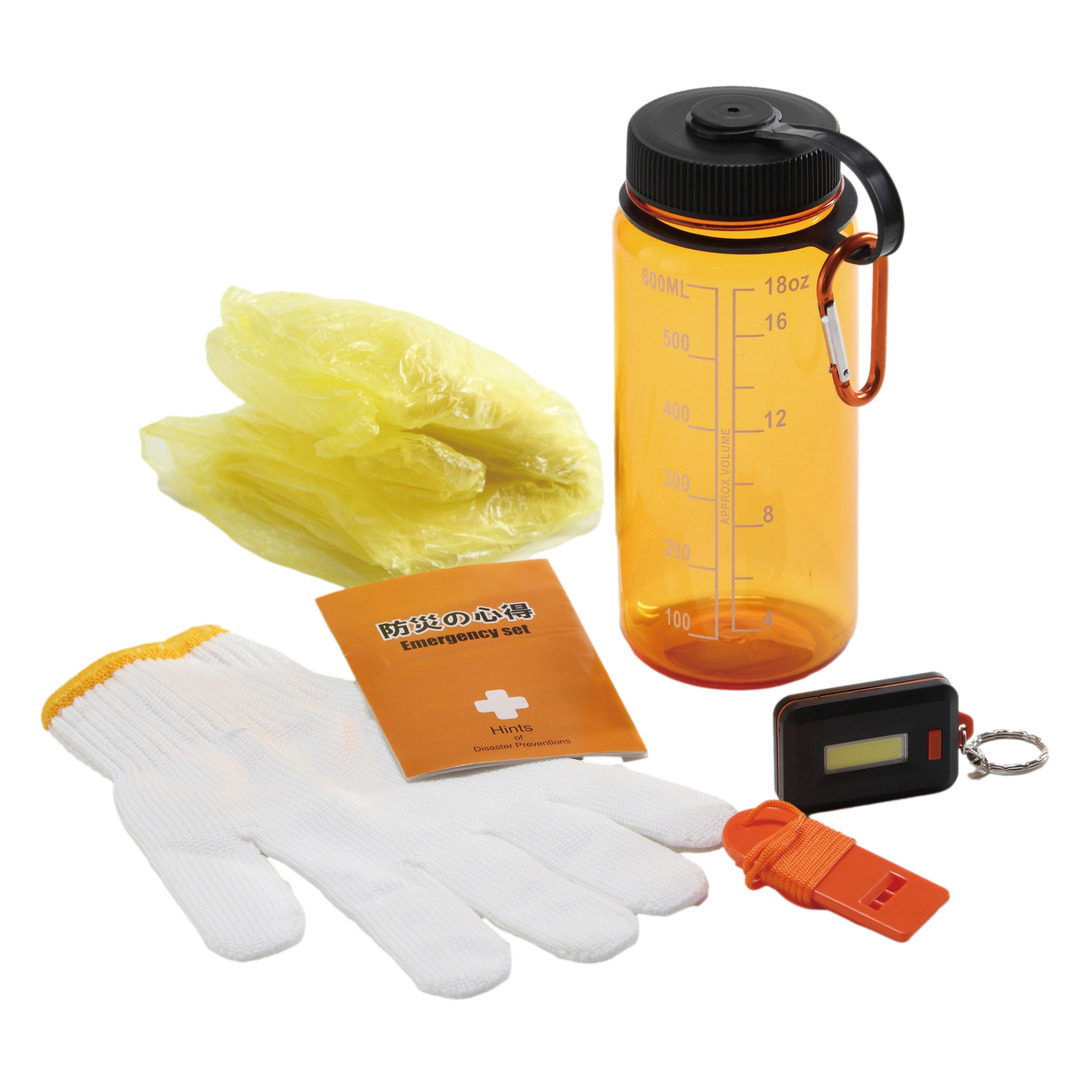 防災ボトル7点セット｜ノベルティ・オリジナルグッズ・記念品ならラクスル