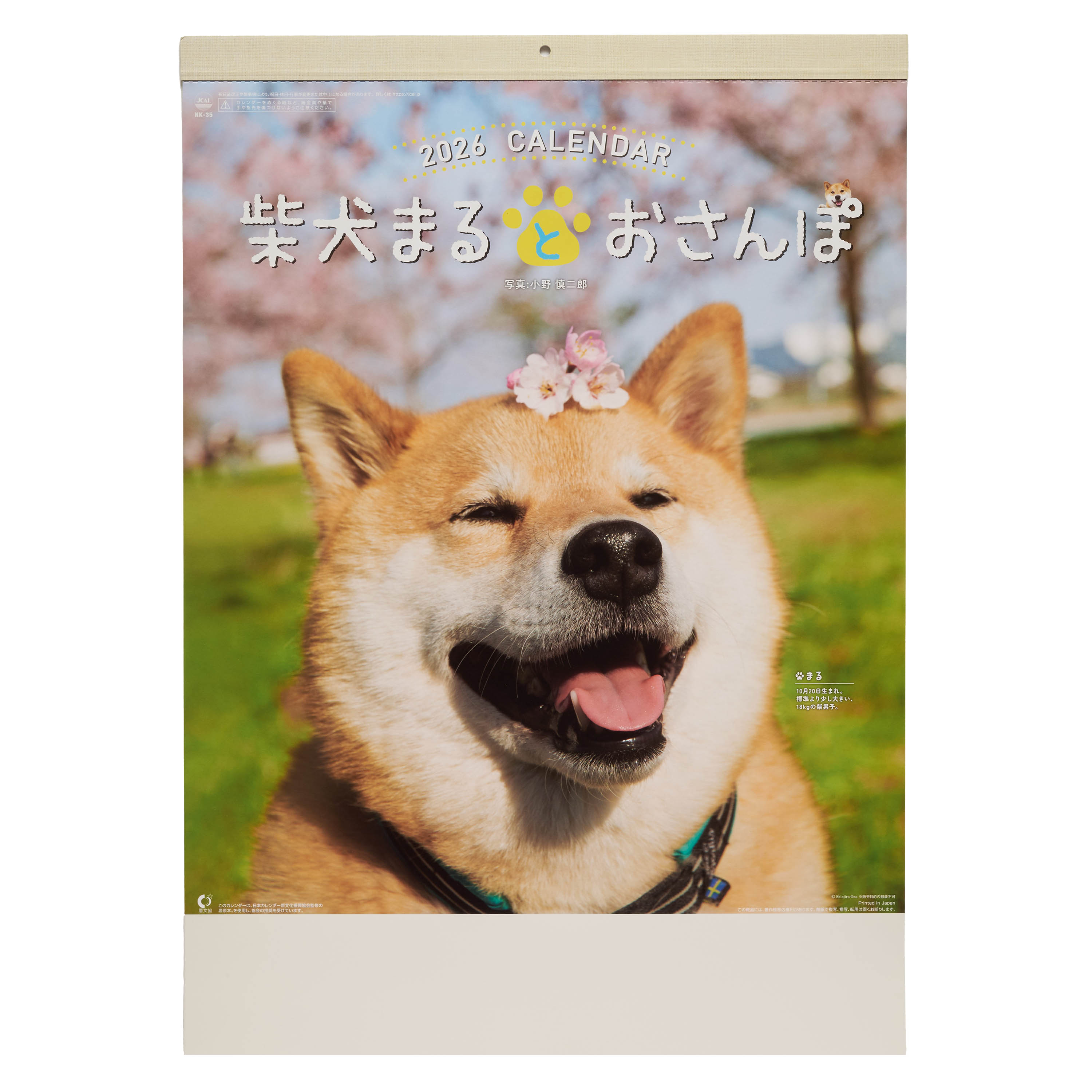 柴犬まるとおさんぽカレンダー NK-35