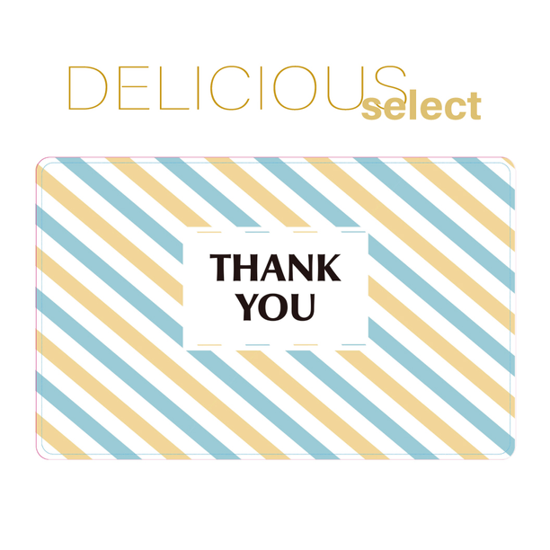 【ストライプ】Delicious select カタログギフトカード画像