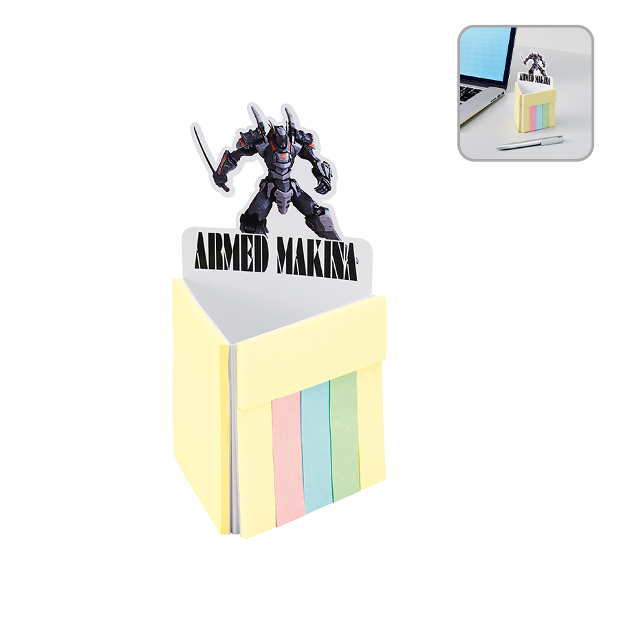 カスタムデザイン付箋 スタンドポップ ダブル 5色