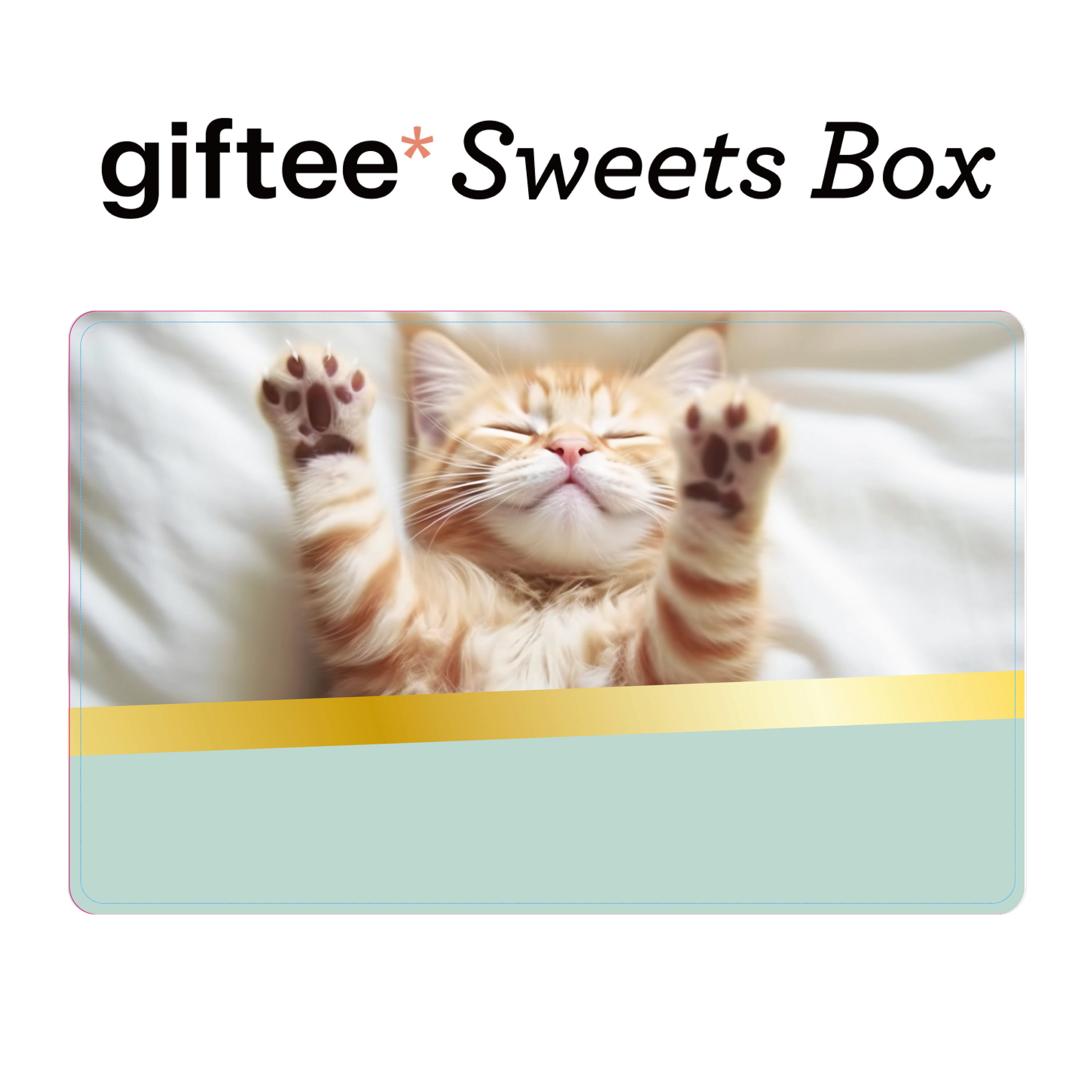 【猫】giftee Sweets Box ギフトカード