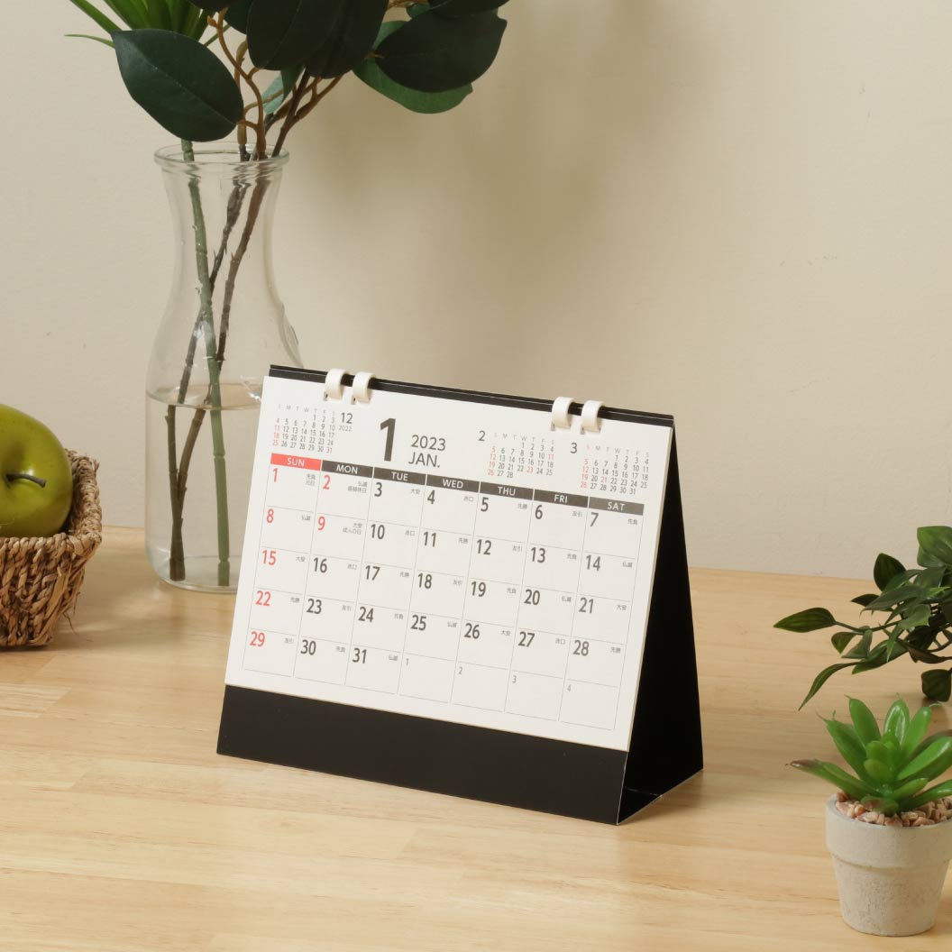 売り切れ】【短納期出荷】エコ・デスクカレンダー 卓上 R-1