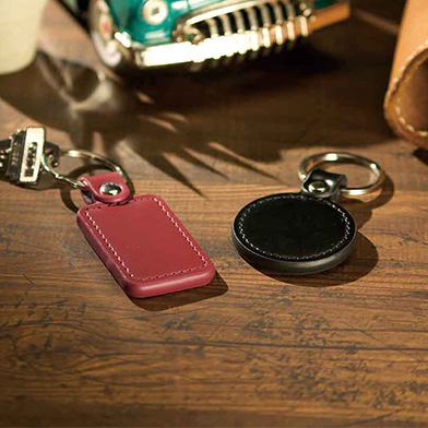 レザーキーホルダー画像