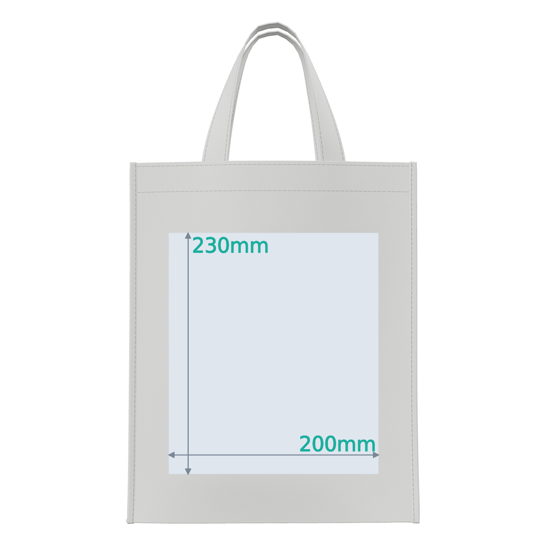 A4角底マチあり不織布スクエアトート(縦長) コロリド｜ノベルティ