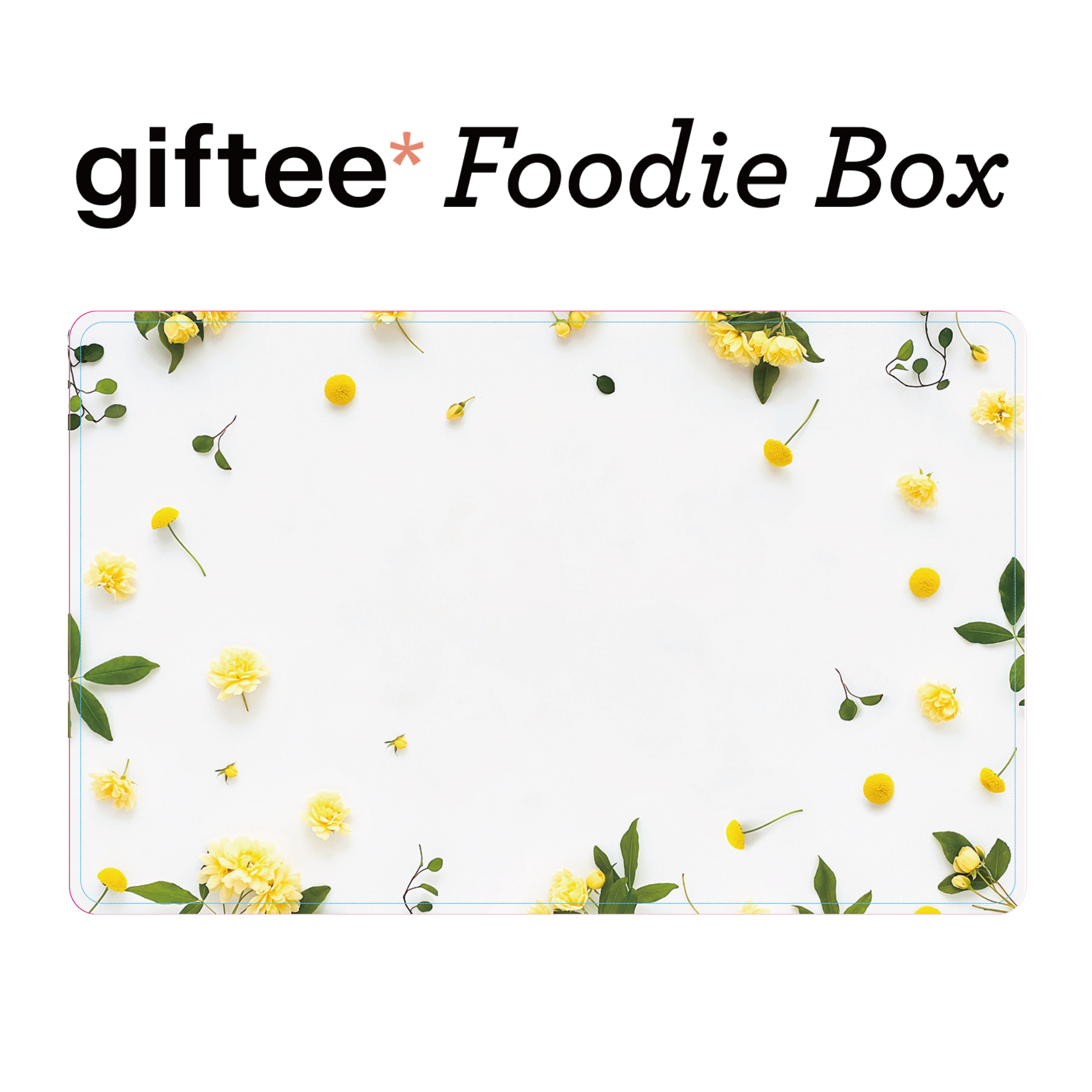 【花柄】giftee Foodie Box ギフトカード