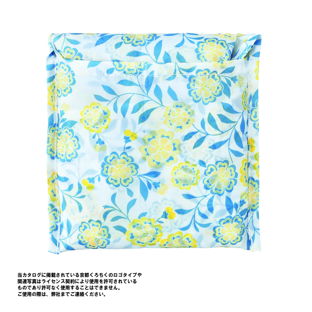 【商品のみ】京都くろちく・ぽーたぶるれいんえこばっぐ (はっ水加工) (薄灰花usuzumibana)画像
