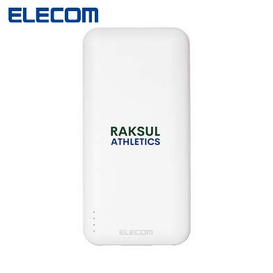 エレコム モバイルバッテリー 10000mAh 大容量 薄型 ケーブル付属 DE-C66-10000