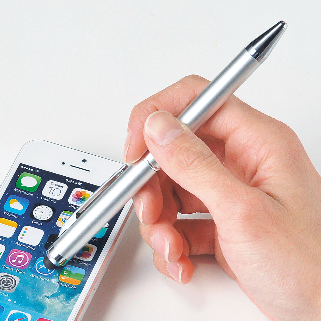 短納期】タッチペン付ビジネスペン V010193｜ノベルティ・オリジナル