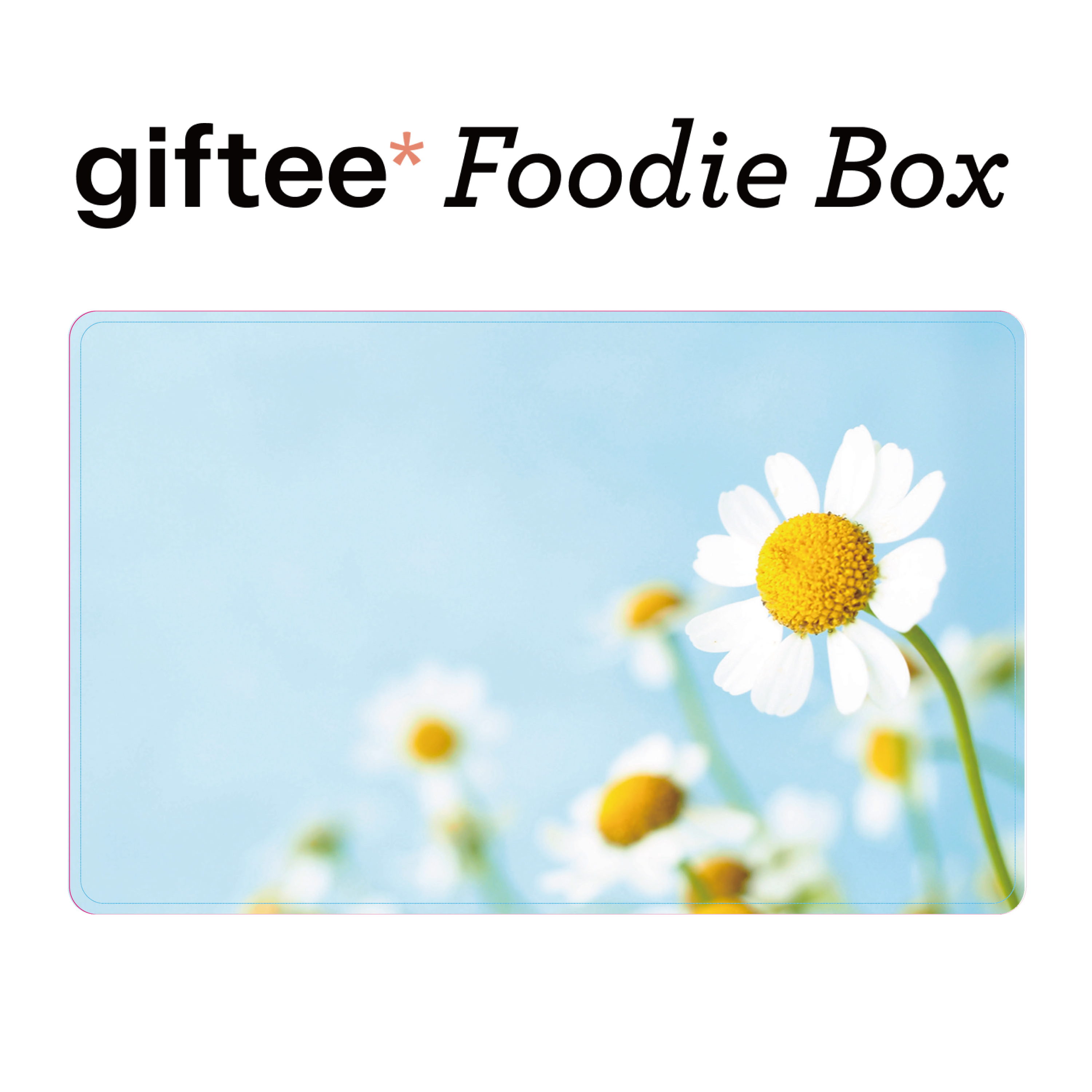 【花柄】giftee Foodie Box ギフトカード