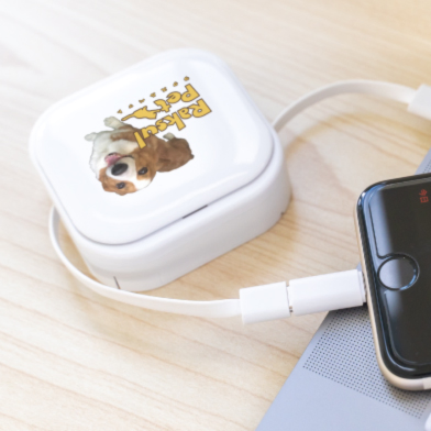 リール式マルチ充電ケーブル画像