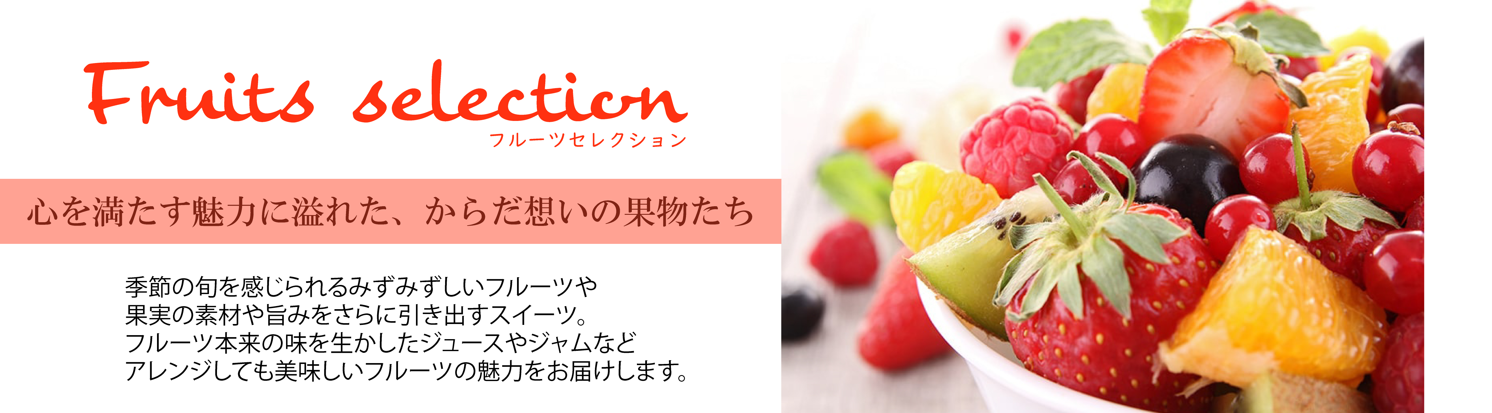 Fruits selection カタログギフトカード