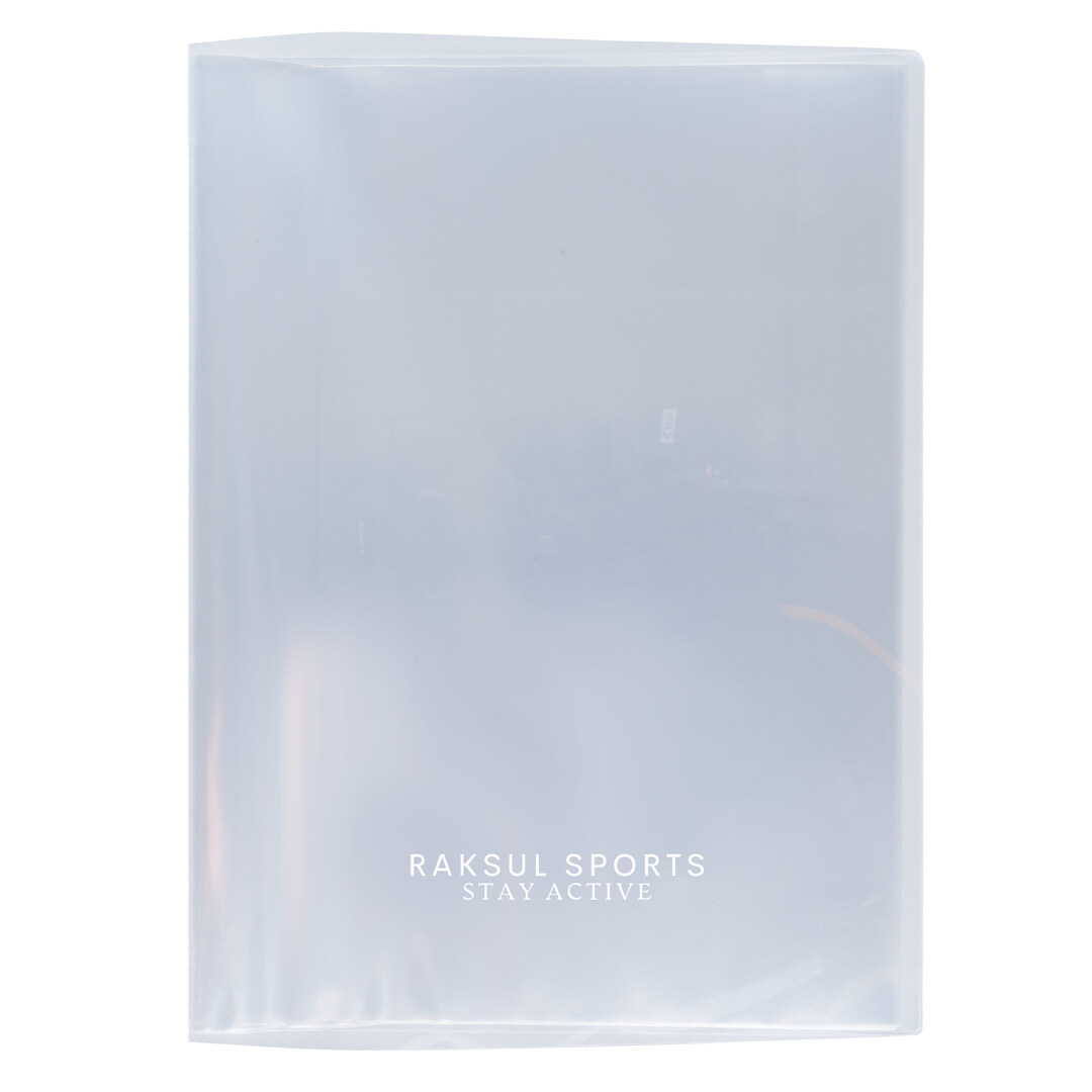 PLUS シンプルクリアーファイル 20ポケット｜ノベルティ・オリジナル