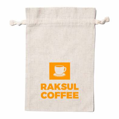 3.5オンス コットンリネンギフト巾着(M)画像