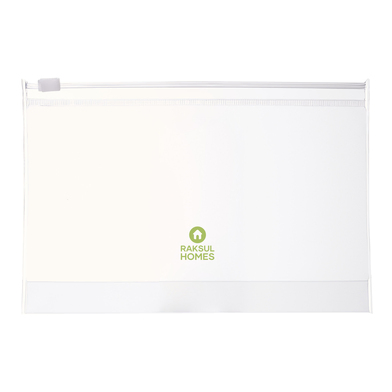 フロストクリア・ガゼットファスナーポーチ（M）画像