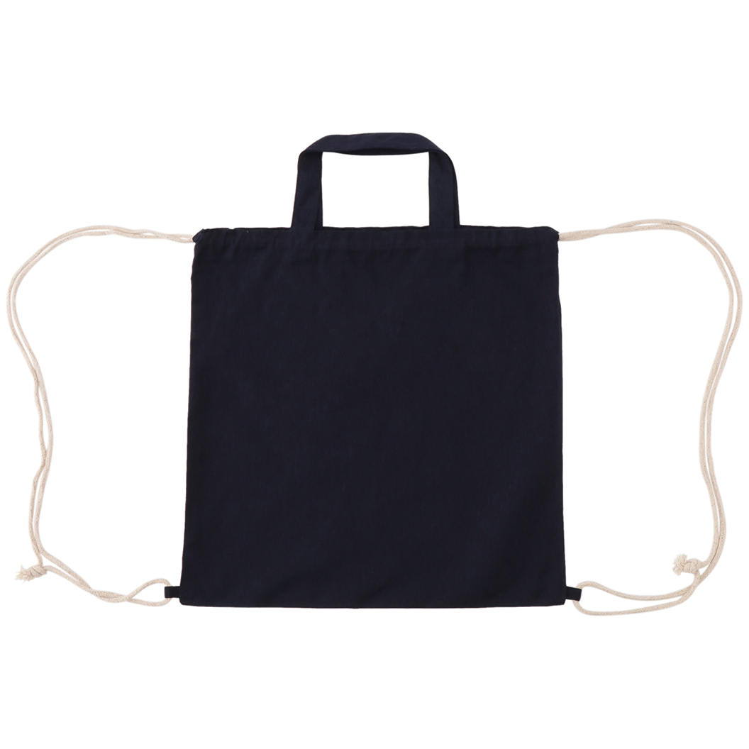 厚手コットンハンドル付リュックサック