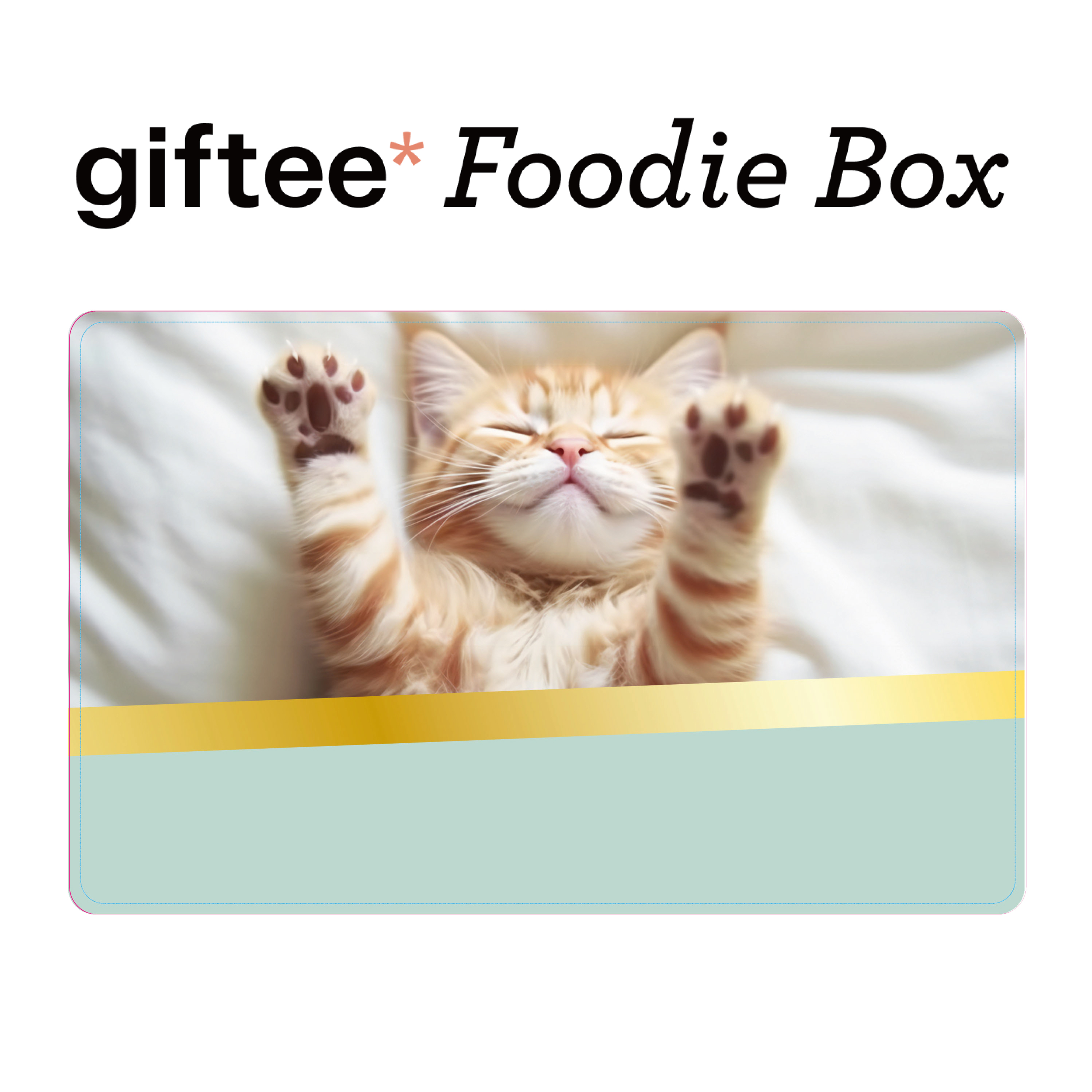 【猫】giftee Foodie Box ギフトカード