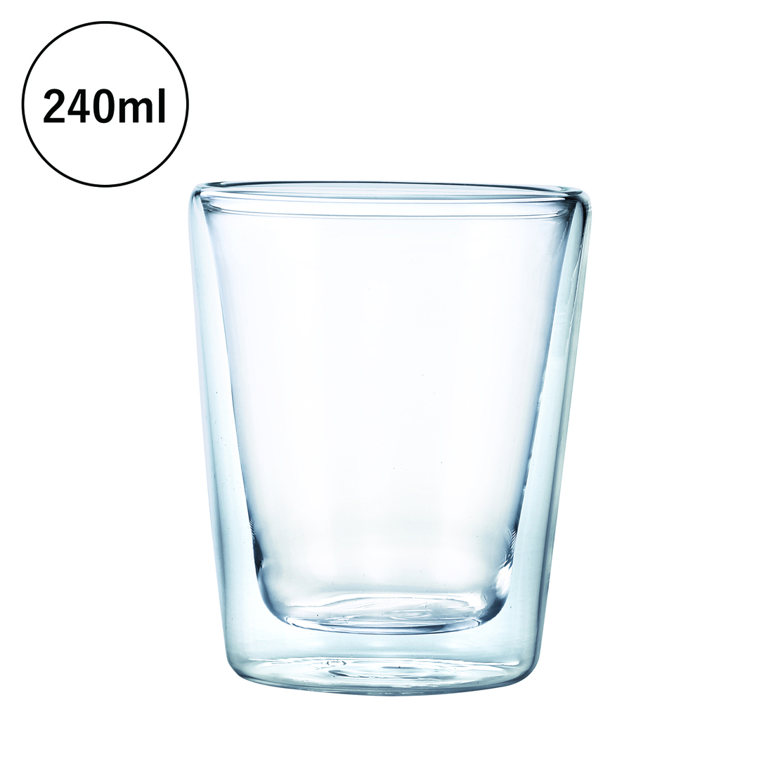 ダブルウォール耐熱タンブラーグラス