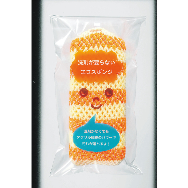 [商品のみ][3色取混ぜ]洗剤が要らないエコスポンジの商品画像