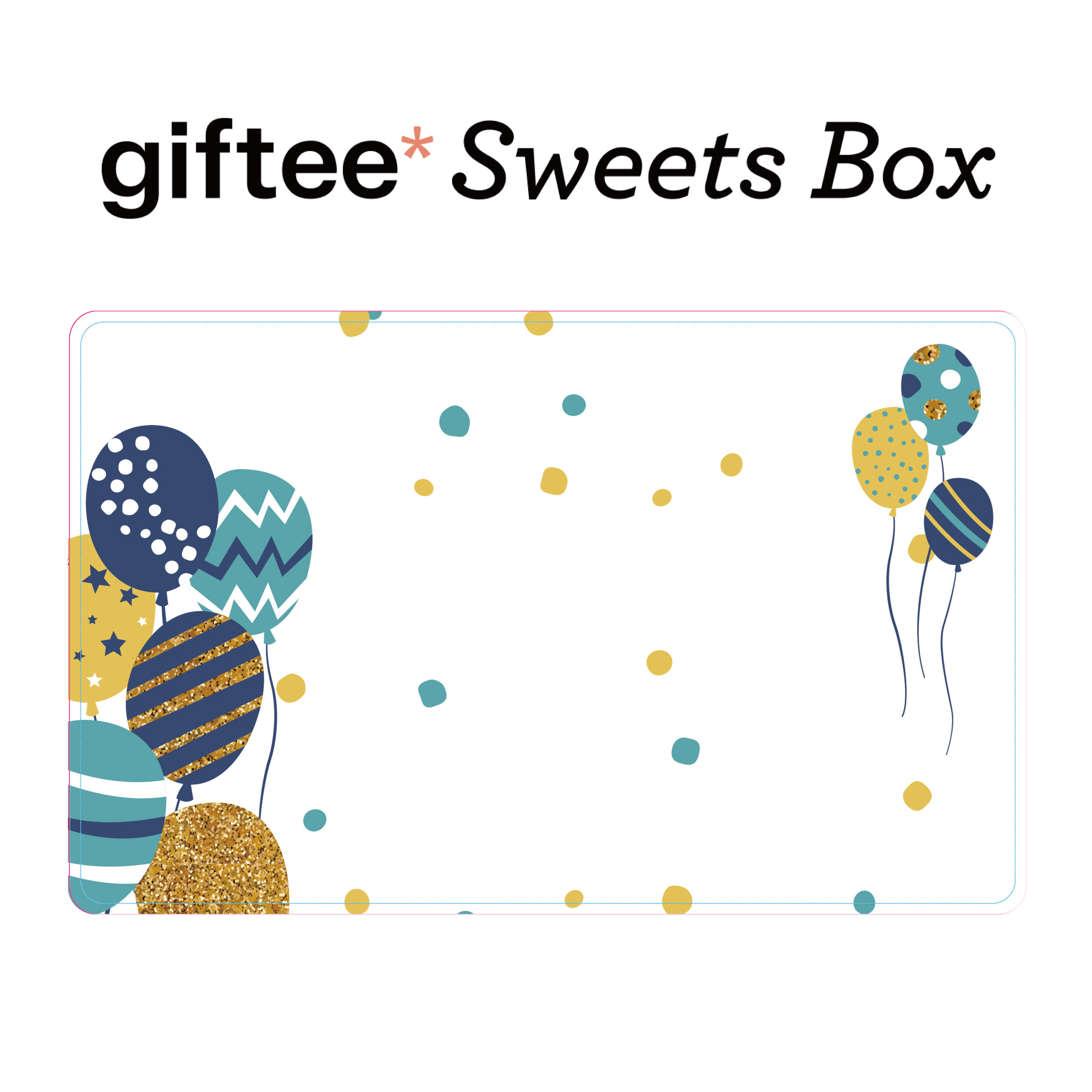 【風船】giftee Sweets Box ギフトカード