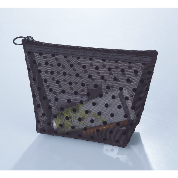 【商品のみ】フロッキードット メッシュポーチ画像
