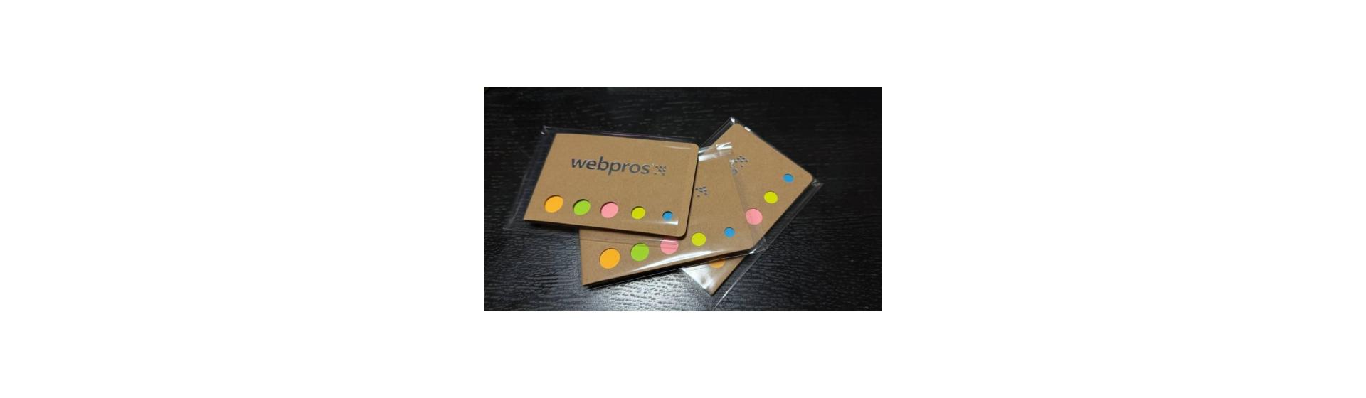 WebPros Japan株様 付箋制作事例