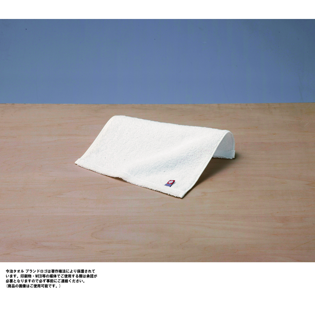 【商品のみ】今治 シンプルホワイトミニタオル
