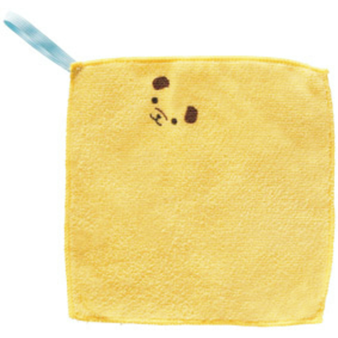 【商品のみ】ループ付 なかよしアニマルハンカチタオル