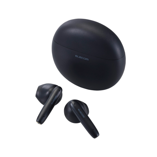 エレコム ワイヤレスイヤホン Bluetooth 5.3 低遅延 タッチセンサー ブラックの商品画像