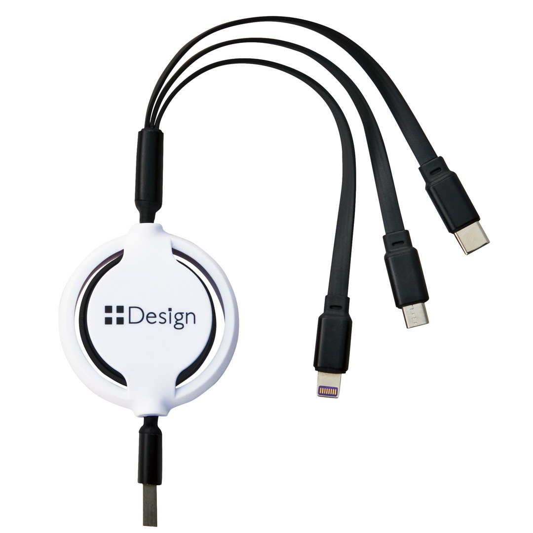 3type充電ケーブル｜ノベルティ・オリジナルグッズ・記念品なら