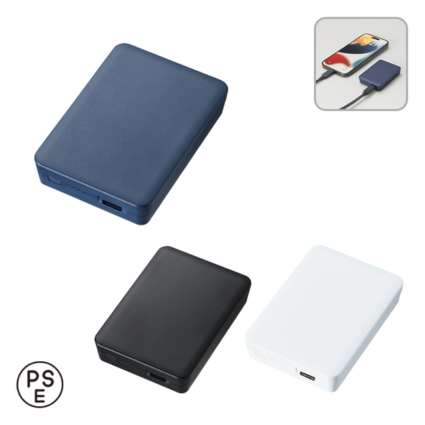 全面印刷できるモバイルチャージャー2500スクエア TE-0034の商品画像