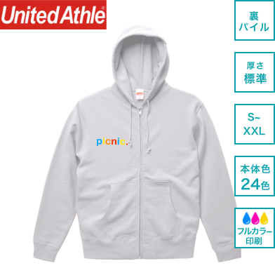 United Athle 10.0オンス スウェットフルジップパーカー画像