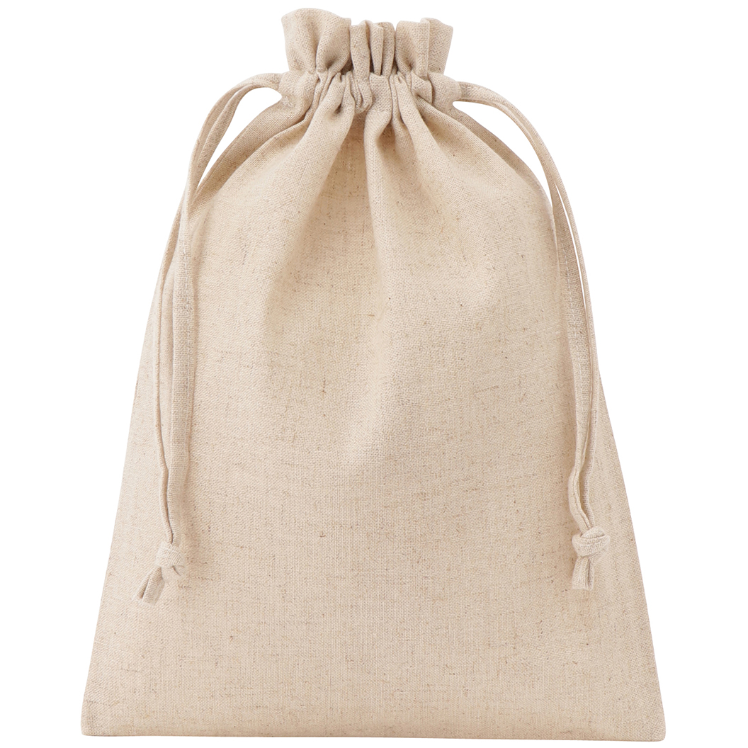 コットンリネン巾着（M）｜ノベルティ・オリジナルグッズ・記念品なら