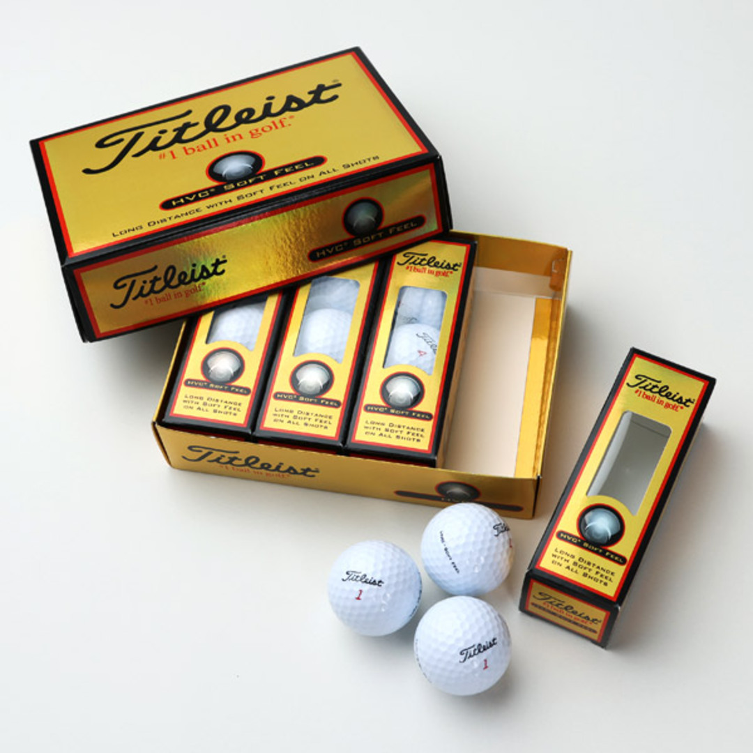 ゴルフボール(3個セット) 【Titleist】｜ノベルティ・オリジナル