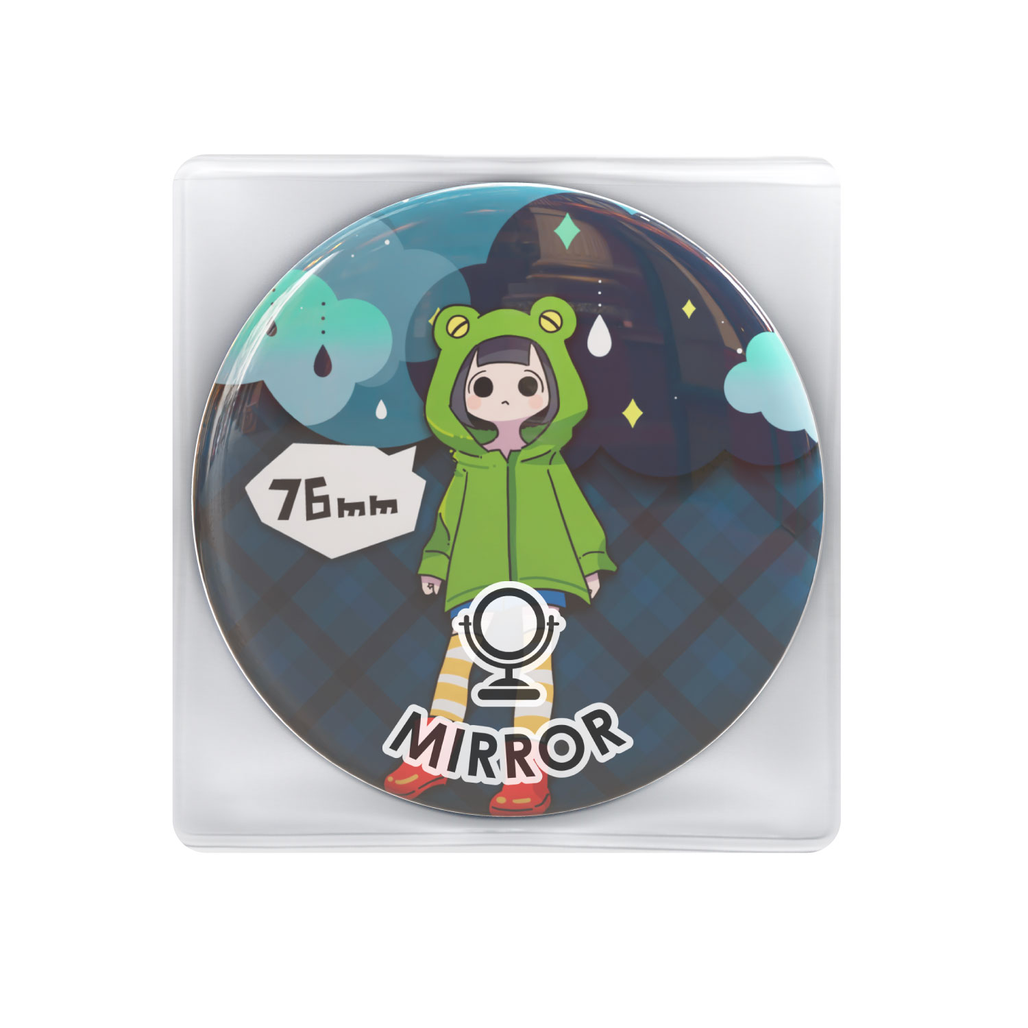 円形76mm缶ミラー｜ノベルティ・オリジナルグッズ・記念品なら