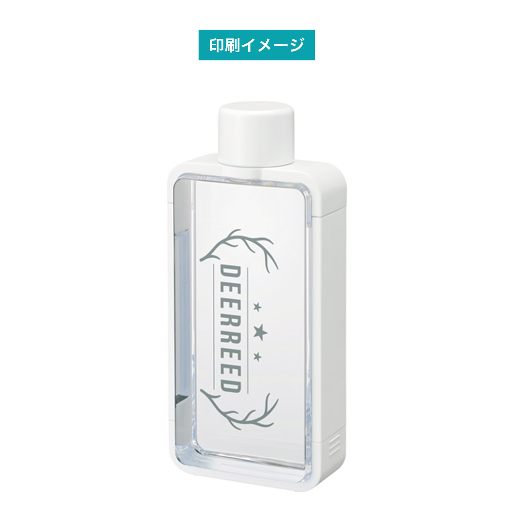フルカラーフレームスクエアボトル 380ml｜ノベルティ・オリジナル