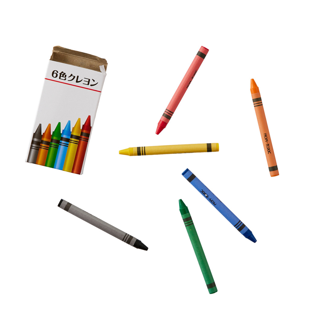 6色クレヨン SC-0601｜ノベルティ・オリジナルグッズ・記念品ならラクスル