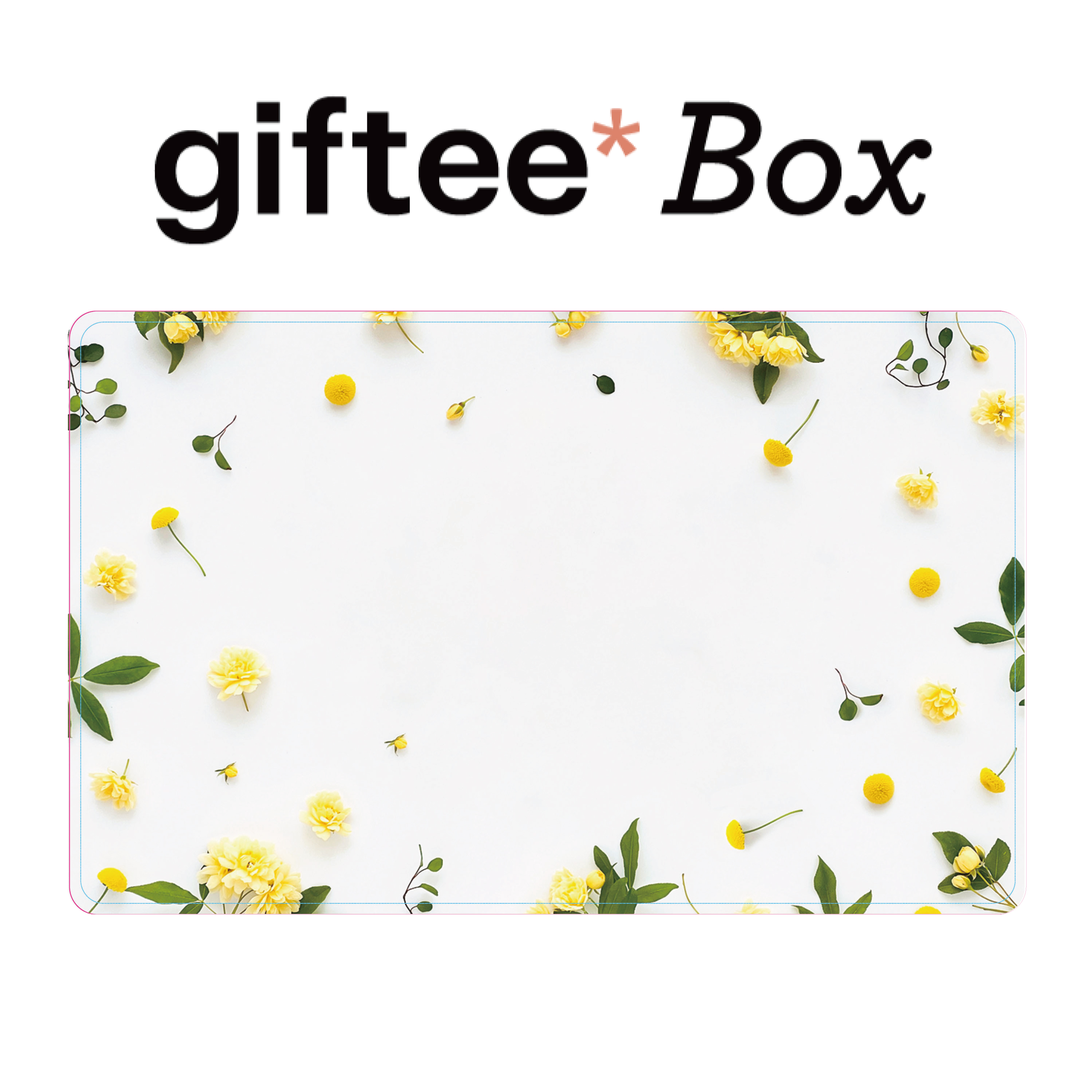 【花柄】giftee Box ギフトカード