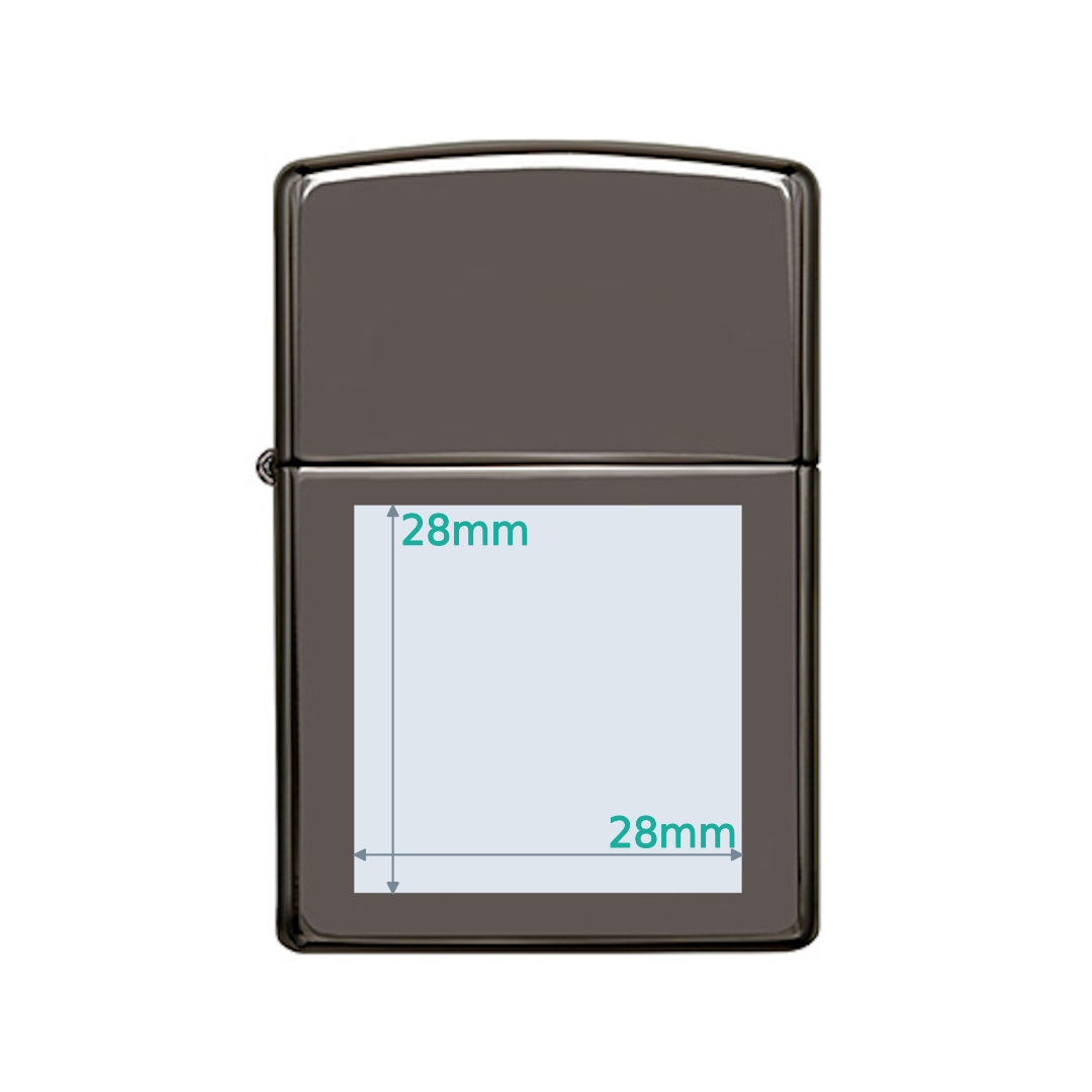ZIPPO(ジッポー) 150 ブラックアイス つや消し｜ノベルティ