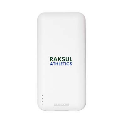 エレコム モバイルバッテリー 10000mAh 大容量 薄型 ケーブル付属 DE-C66-10000