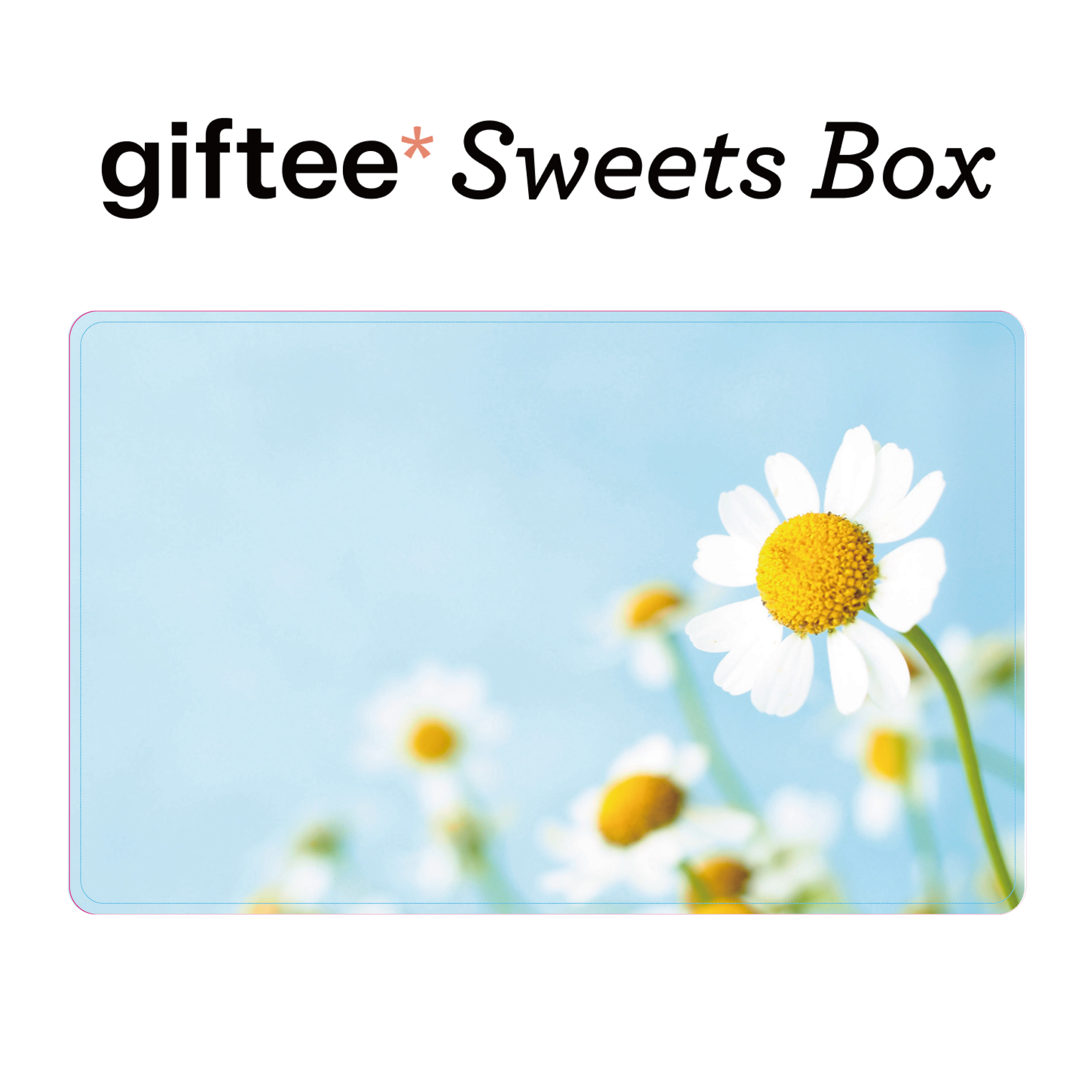 【花柄】giftee Sweets Box ギフトカード