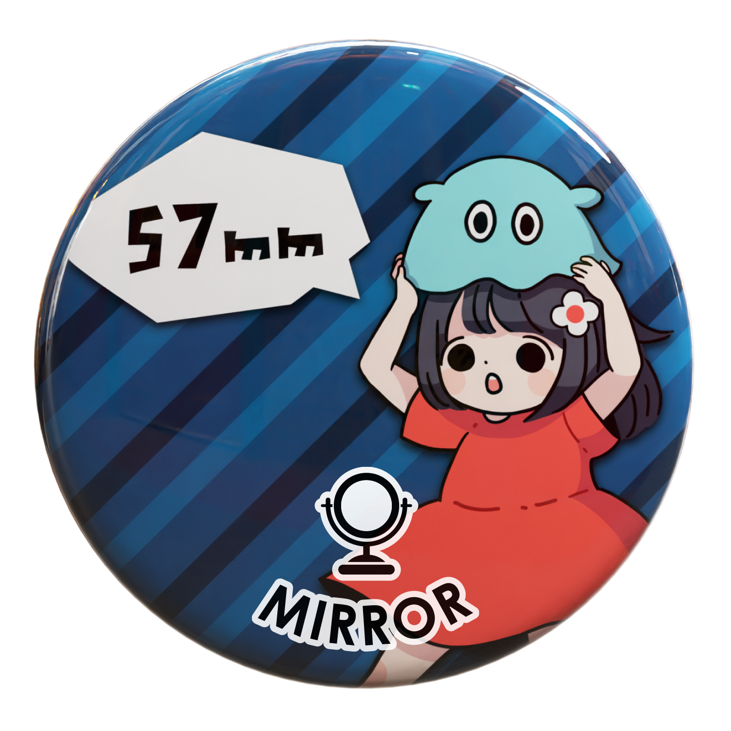 宝石の国 57mm 缶ミラー 5種セット コンプリート PASH！ 卒業生代表 ／ ミニ宝石箱ミラー ｜スクエア | はちみせ （83）