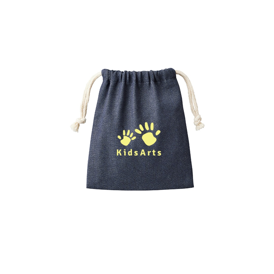 デニムライク 巾着 (S)画像